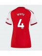 Arsenal Ben White #4 Domácí Dres pro Dámské 2026-27 Krátký Rukáv